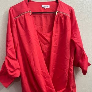 Calvin Klein XL Coral color shirt